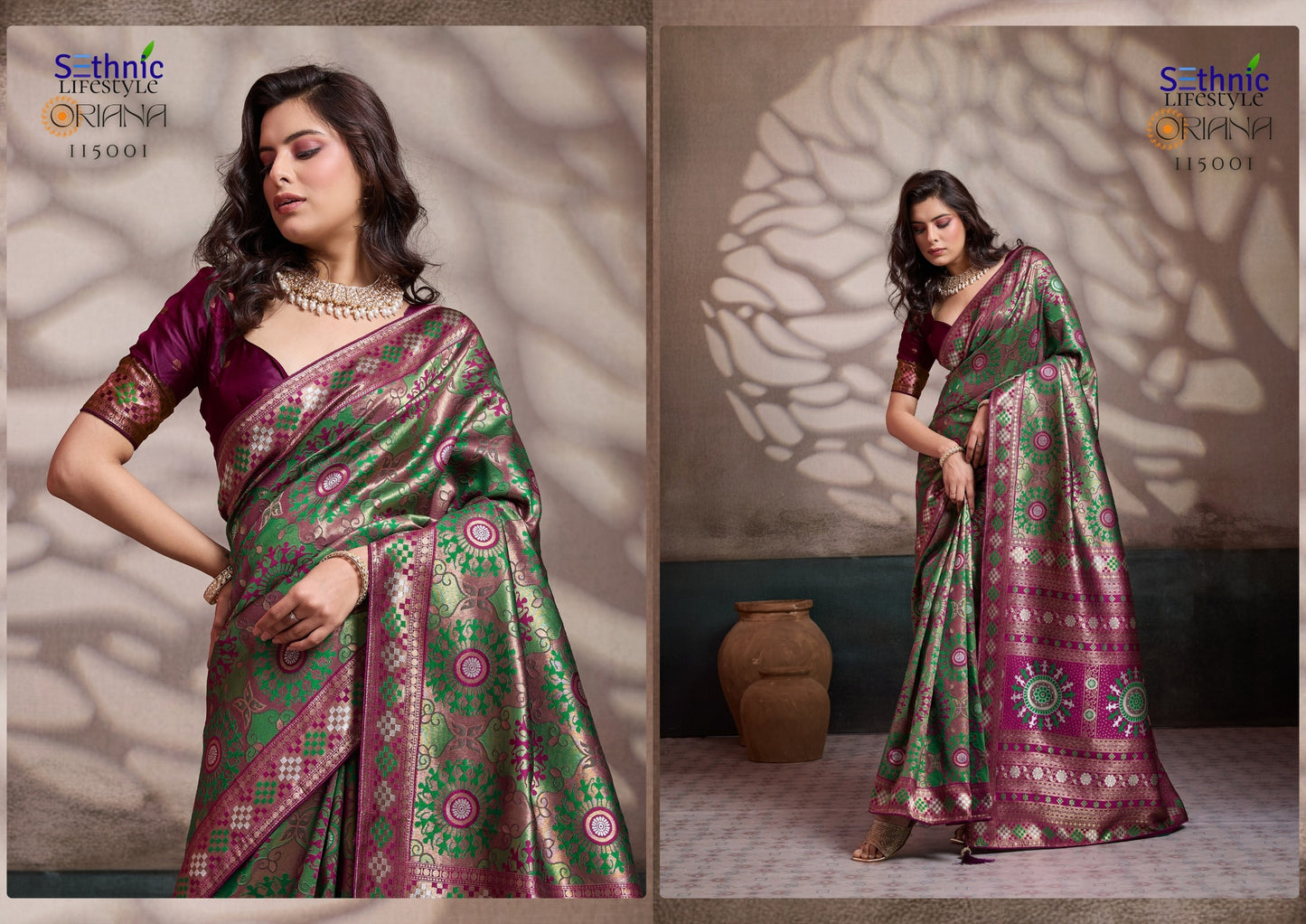 115001 Oriana Sethnic Soft Silk Sarees