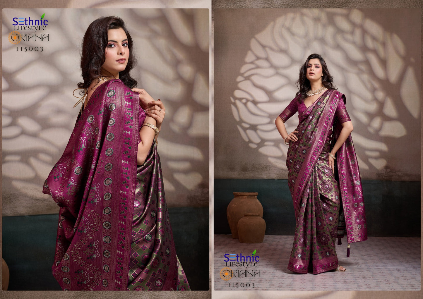 115003 Oriana Sethnic Soft Silk Sarees