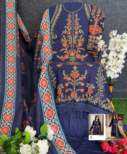 1151-B Aasha Designer Embroidery Pakistani Salwar Suits