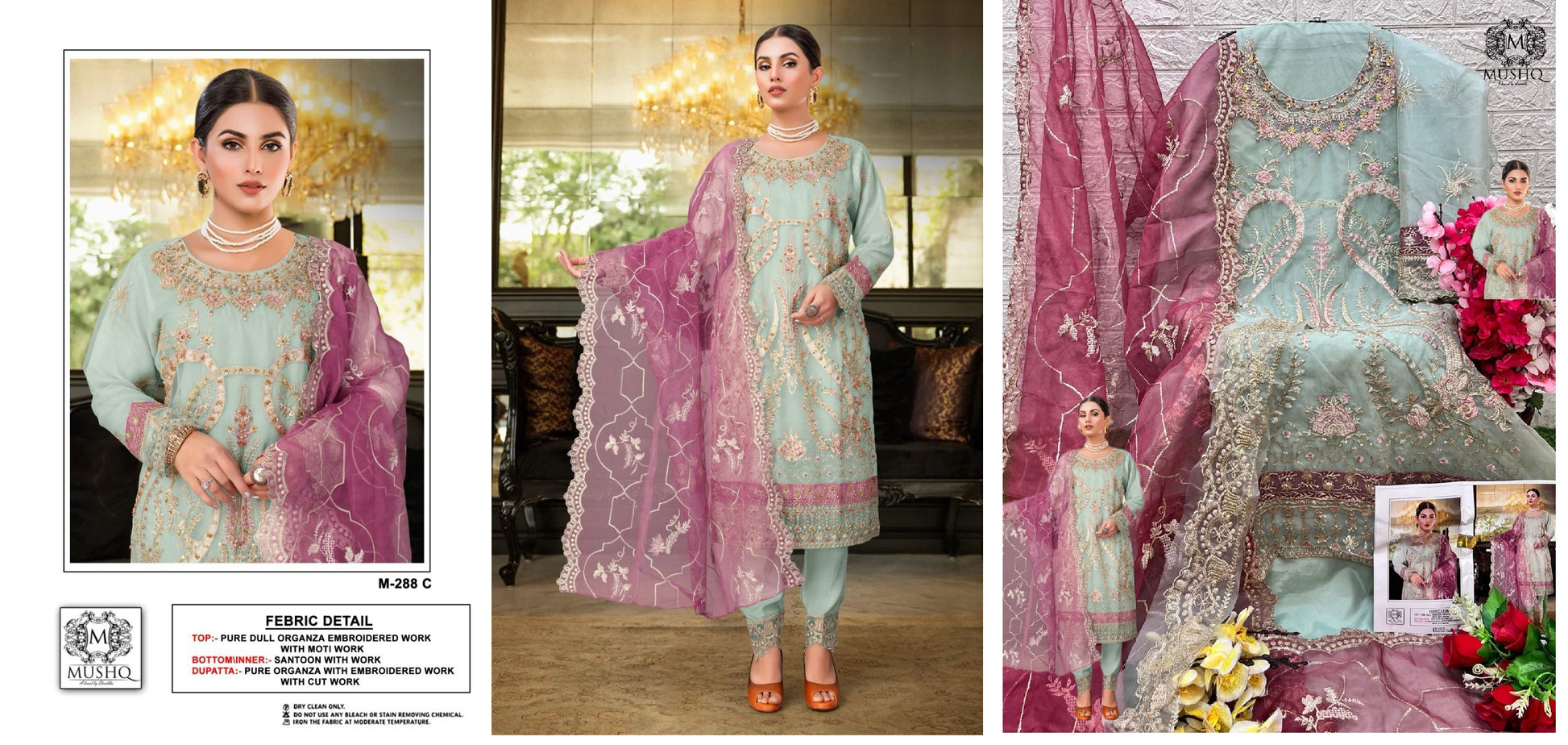 288C Mushq Pakistani Salwar Suits