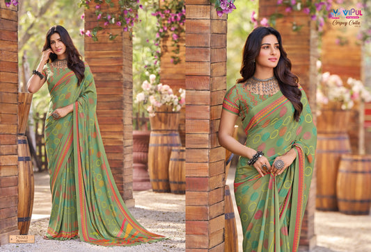79323 Crepey Colla Vol 21 Vipul Sarees