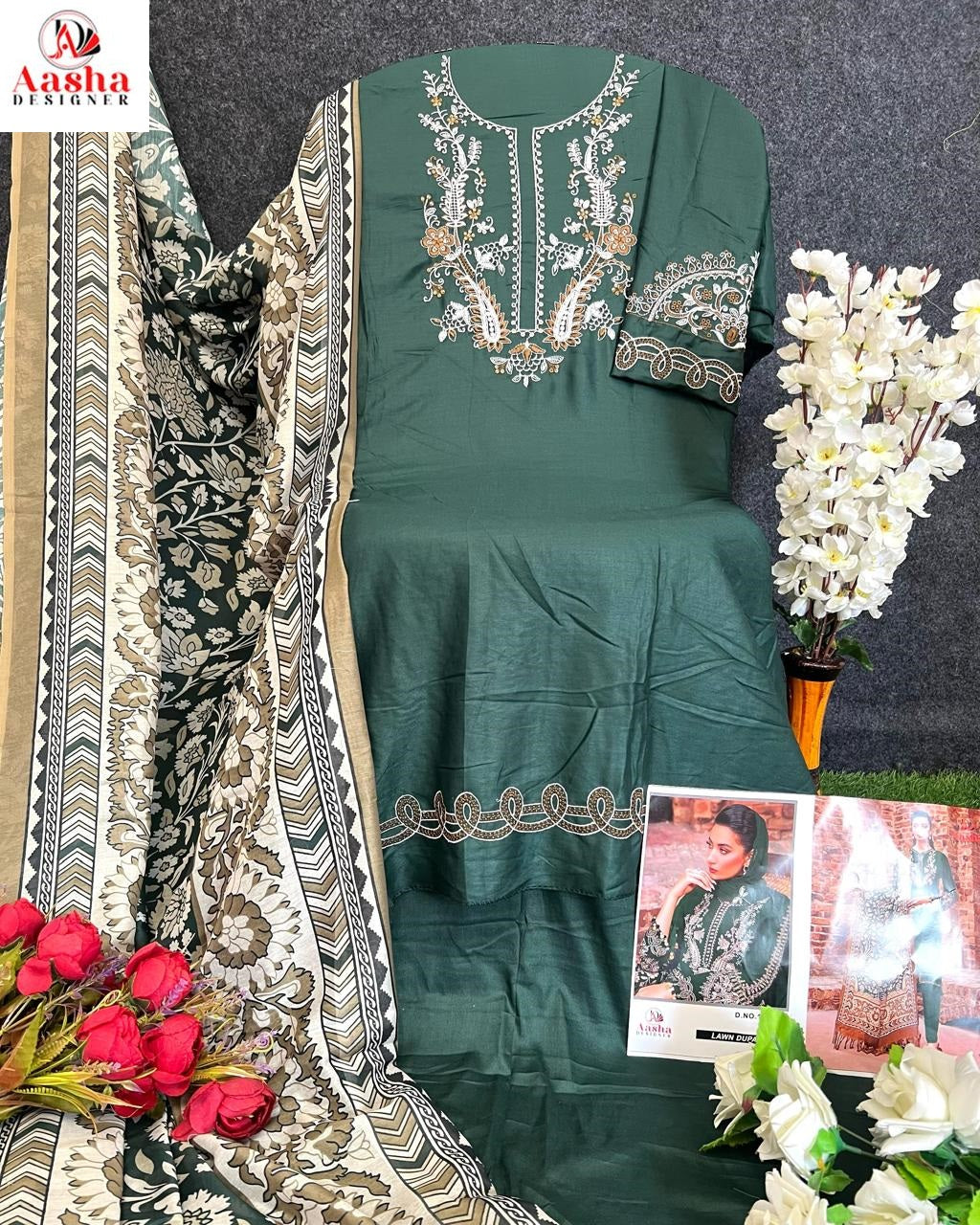 1156C Aasha Designer Heavy Rayon Pakistani Salwar Suits
