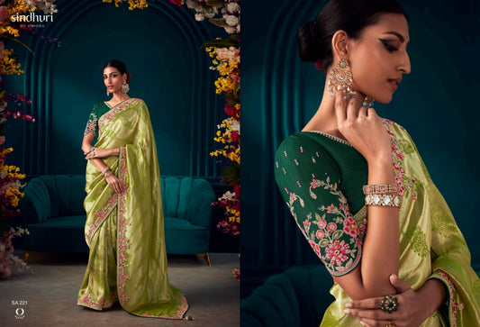 221 Tyohar Sindhuri Sarees