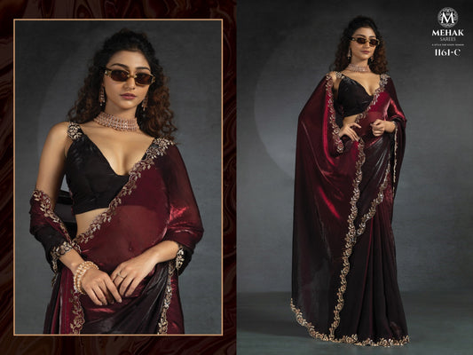 1161C Mehek Satin Silk Sarees