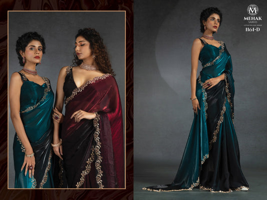 1161D Mehek Satin Silk Sarees