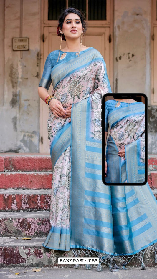 1162 Nx Almaari Banarasi Silk Sarees