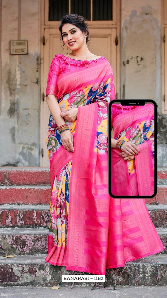 1163 Nx Almaari Banarasi Silk Sarees