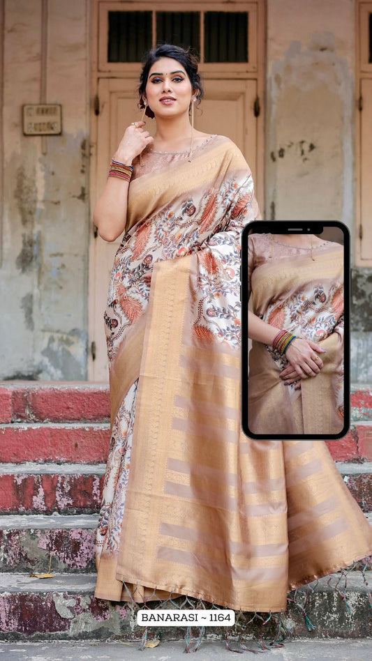1164 Nx Almaari Banarasi Silk Sarees