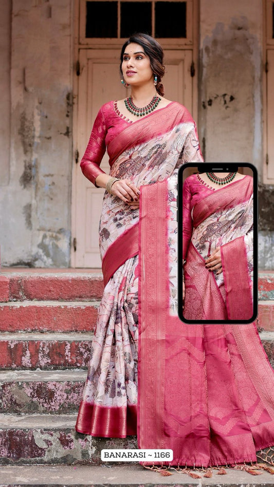 1166 Nx Almaari Banarasi Silk Sarees