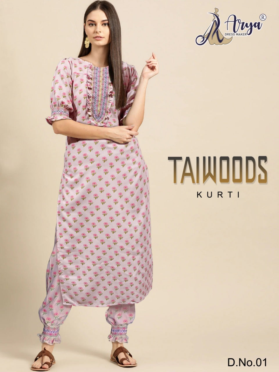 01 Taiwoods Adm Kurti Pant Set