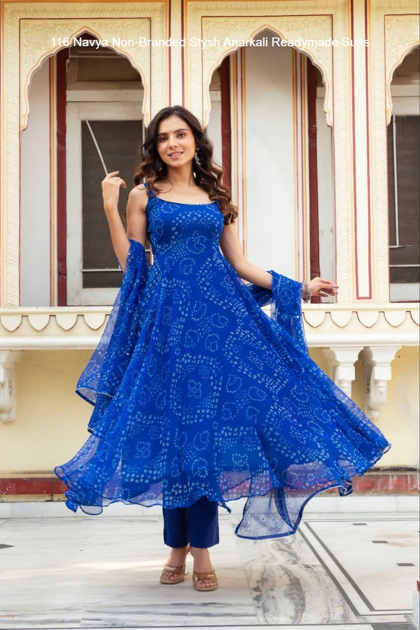 116 Navya Non-Branded Stysh Anarkali Readymade Suits