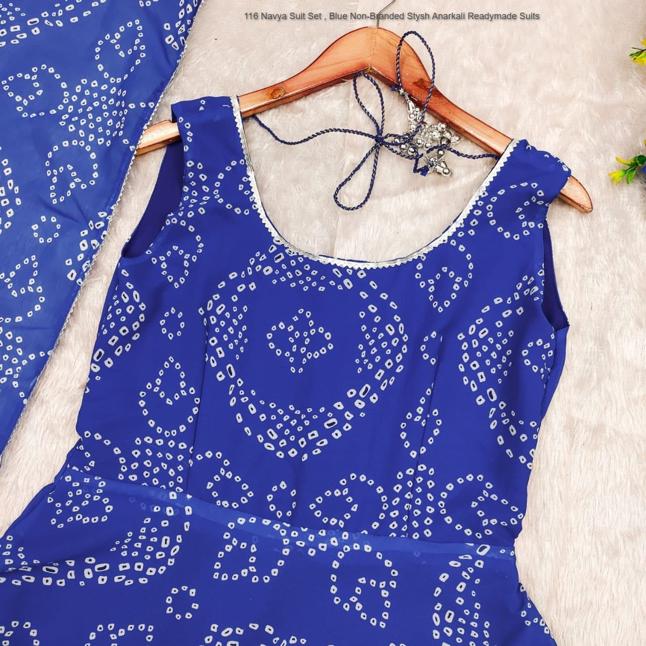 116 Navya Suit Set , Blue Non-Branded Stysh Anarkali Readymade Suits