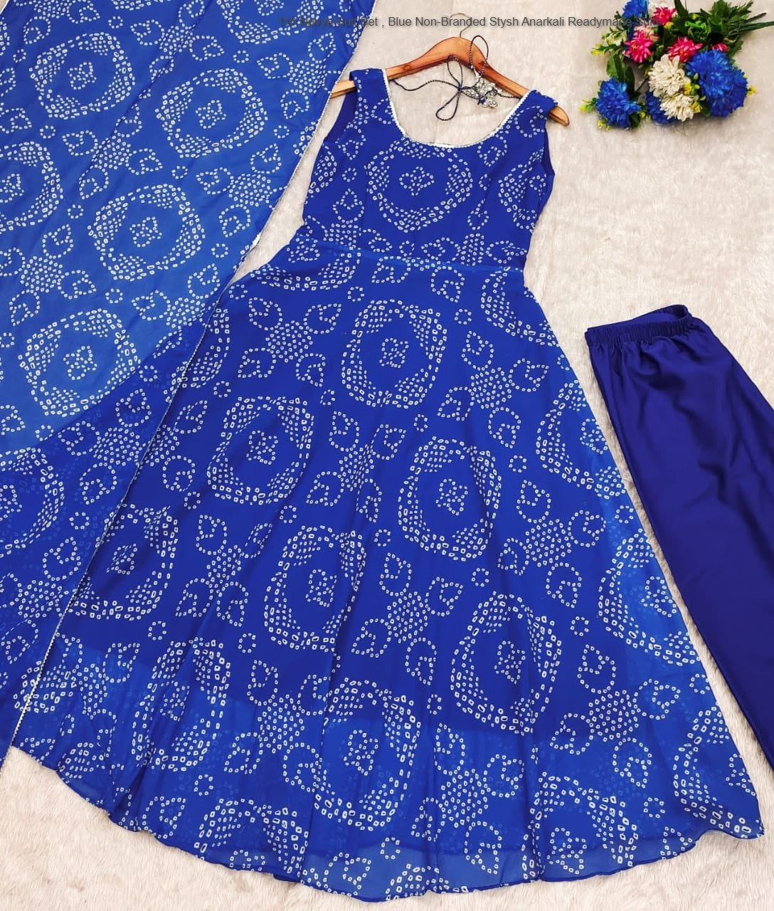 116 Navya Suit Set , Blue Non-Branded Stysh Anarkali Readymade Suits