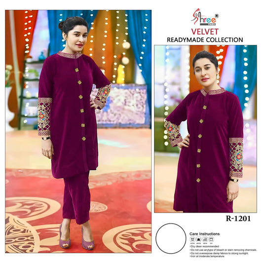 1201 Shree Fabs Top Bottom Set