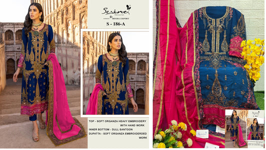 186A Serine Pakistani Salwar Suits