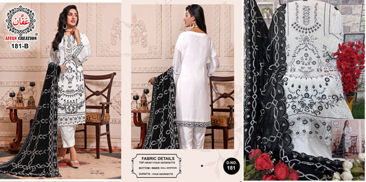 181B Affan Creation Pakistani Salwar Suits