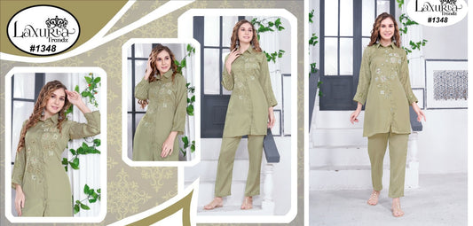 1348 Laxuria Trendz Co Ord Set