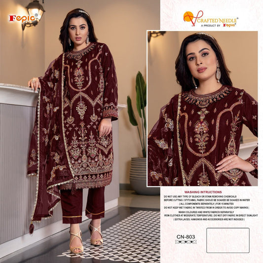 803 Crafted Needle Pakistani Readymade Suits