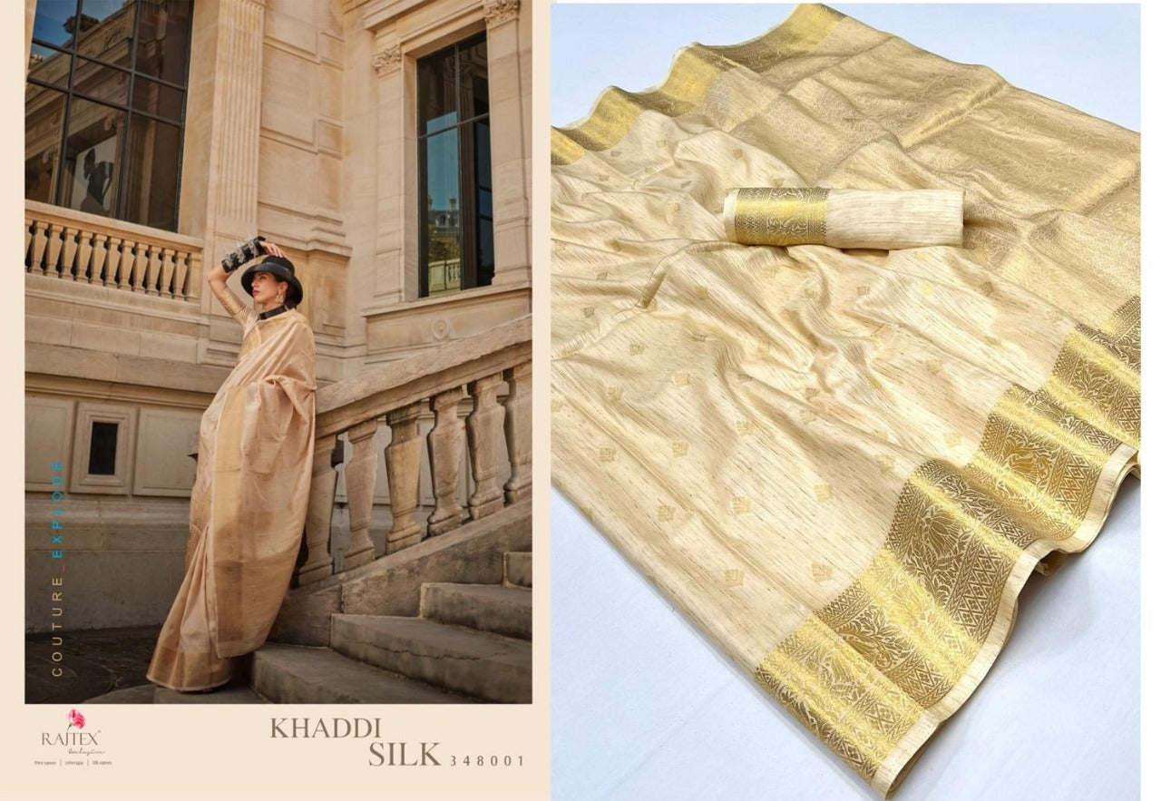 348001 Khaddi Rajtex Sarees