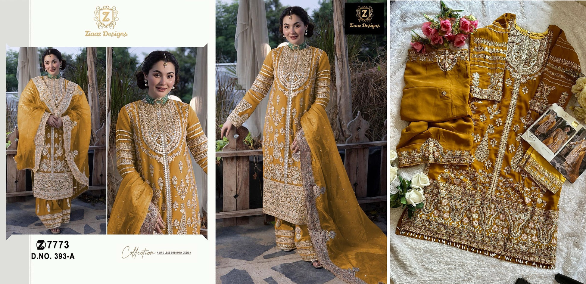 393A Ziaaz Designs Pakistani Salwar Suits