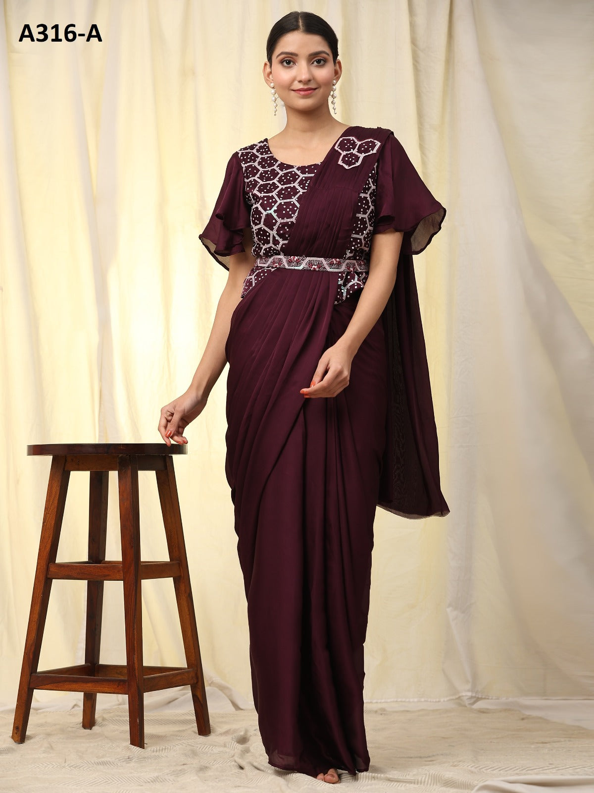 316A Amoha Ready To Wear Saree