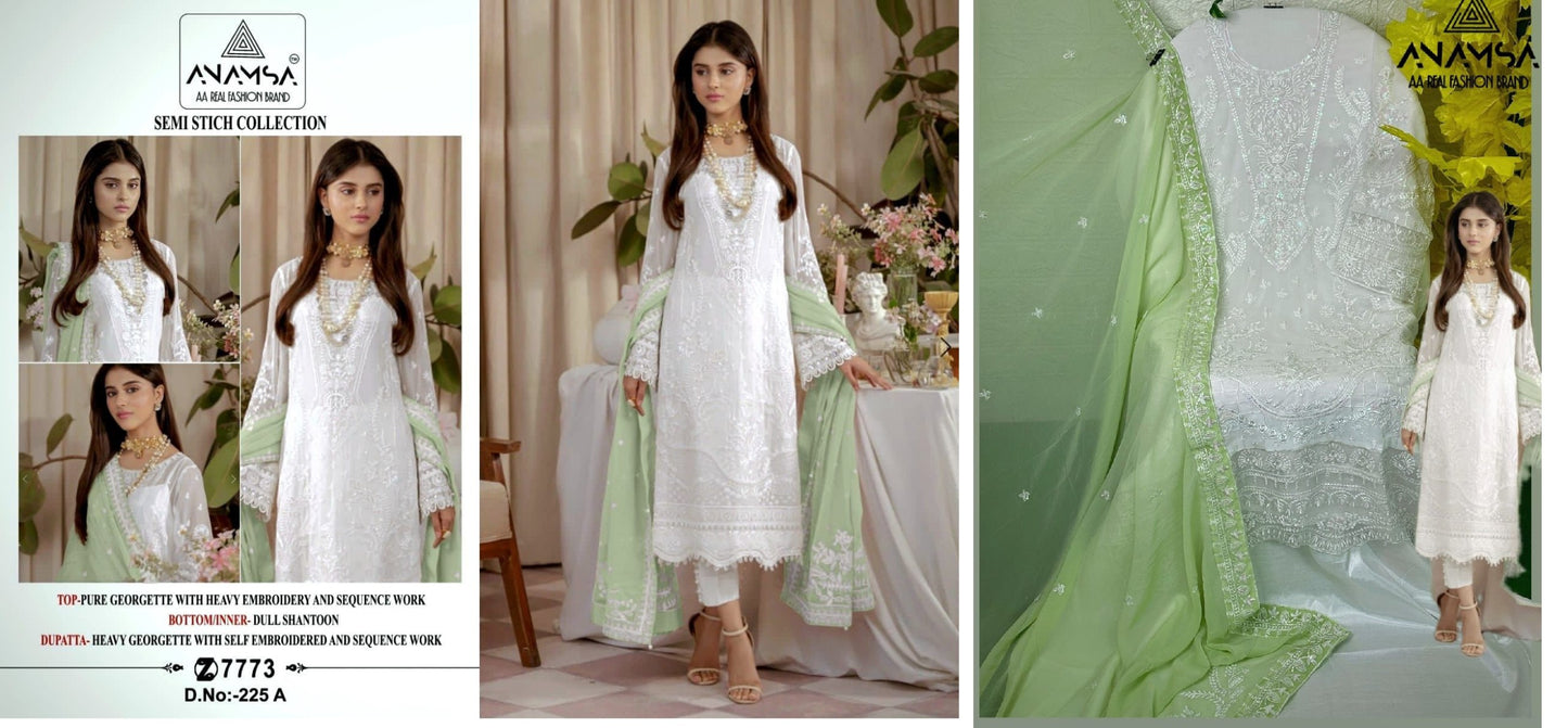 225A Anamsa Pakistani Salwar Suits