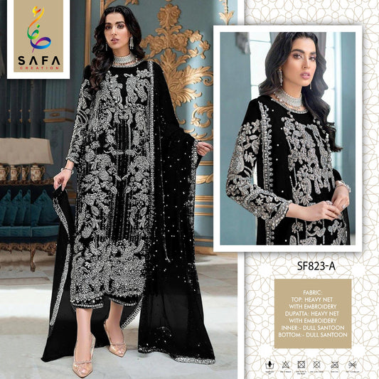 823A Safa Creation Pakistani Salwar Suits
