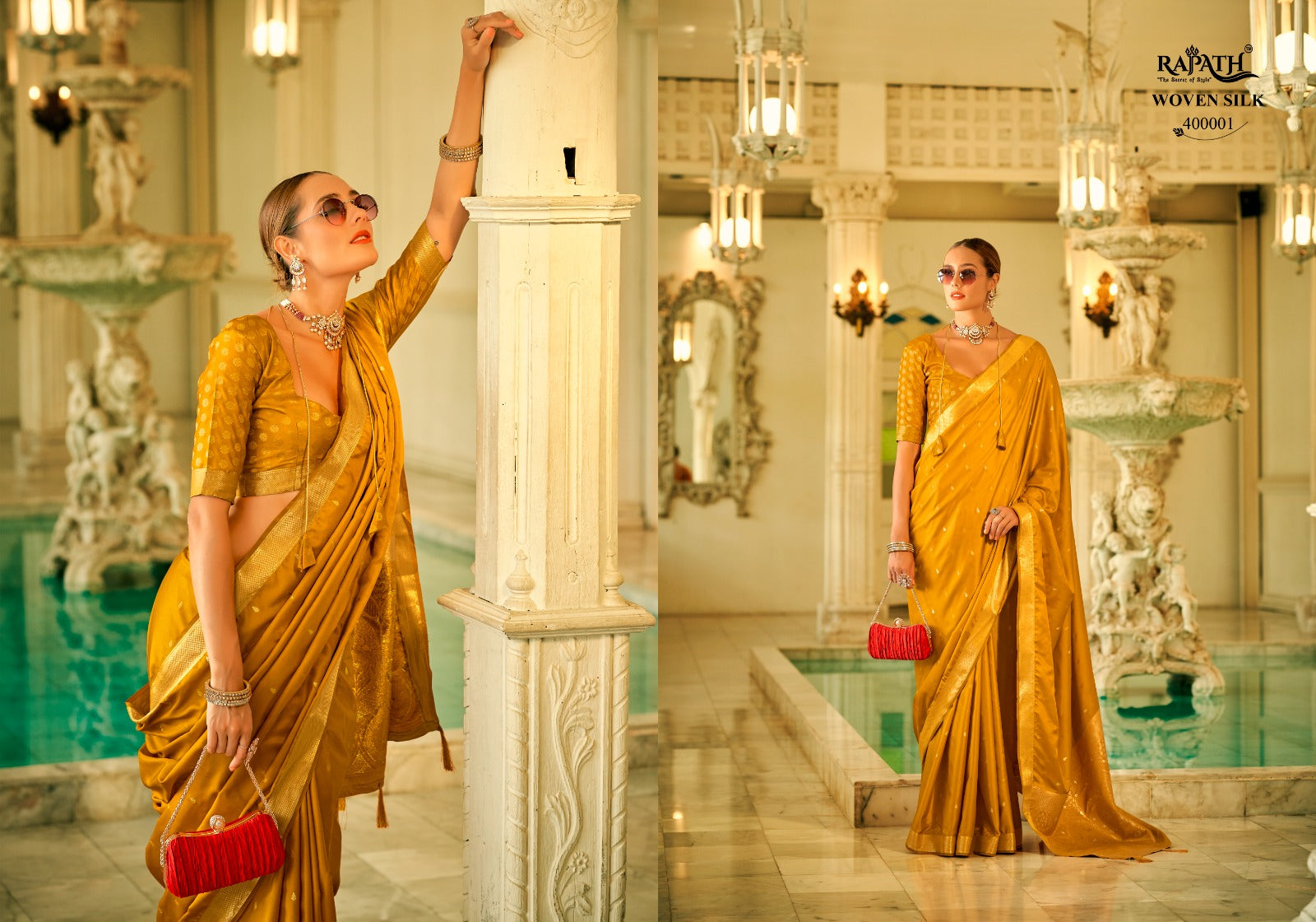 400001 Harmony Rajpath Sarees