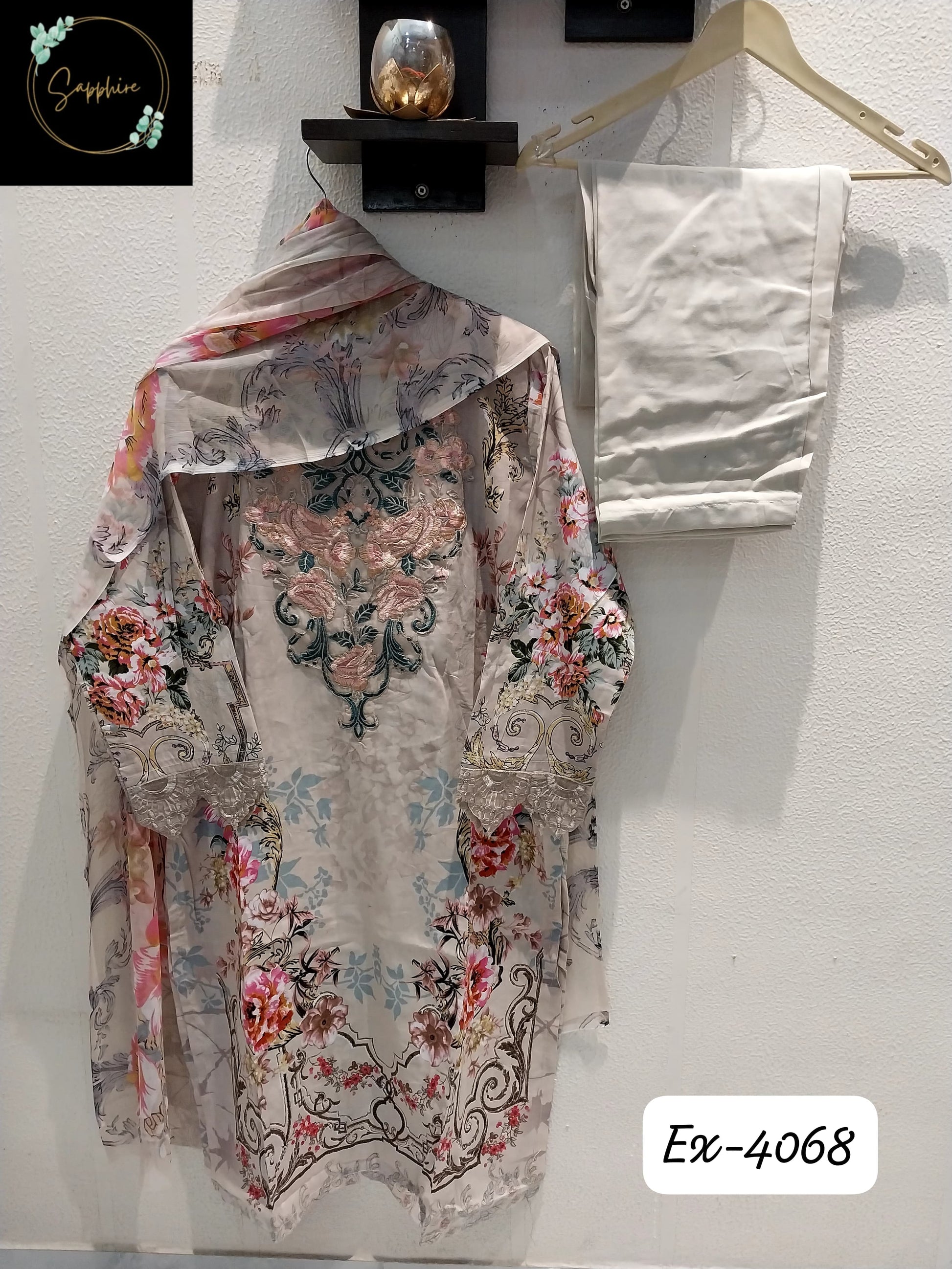 4068 Sapphire Pakistani Readymade Suits