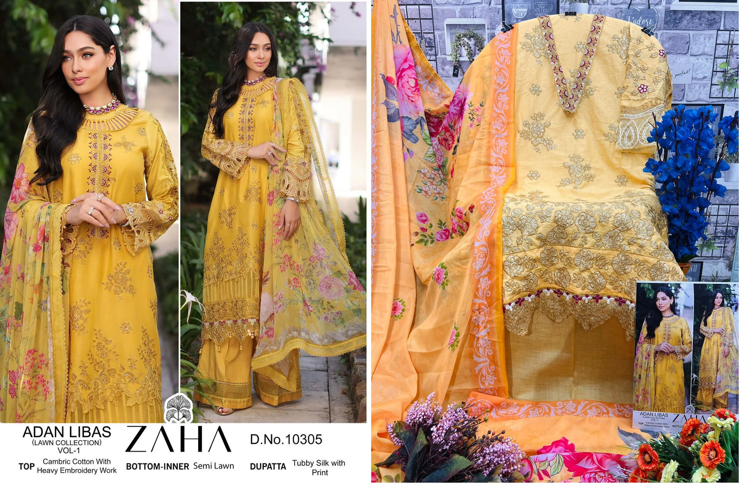 10305 Adan Libas Zaha Pakistani Salwar Suits