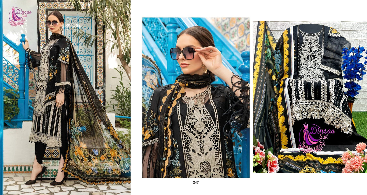 247 Maria B Vol 4 Dinsaa Suit Pakistani Salwar Suits