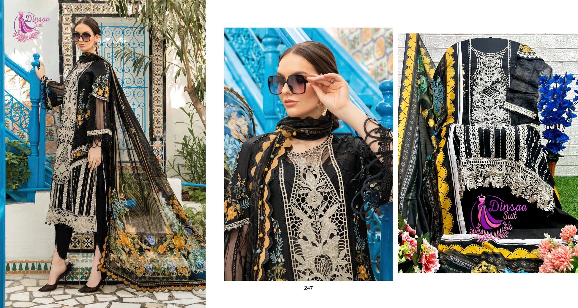 247 Maria B Vol 4 Dinsaa Suit Pakistani Salwar Suits