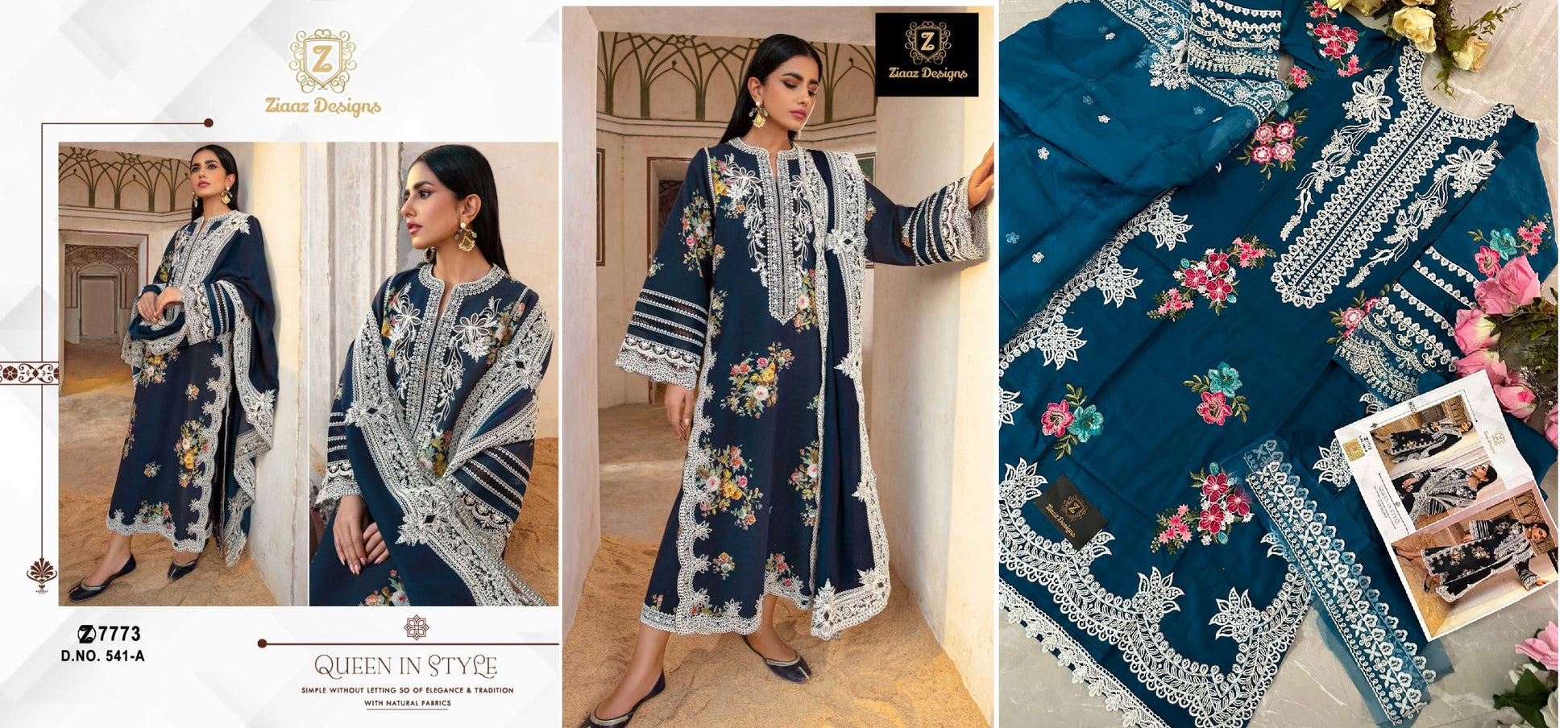 541A Ziaaz Designs Pakistani Salwar Suits