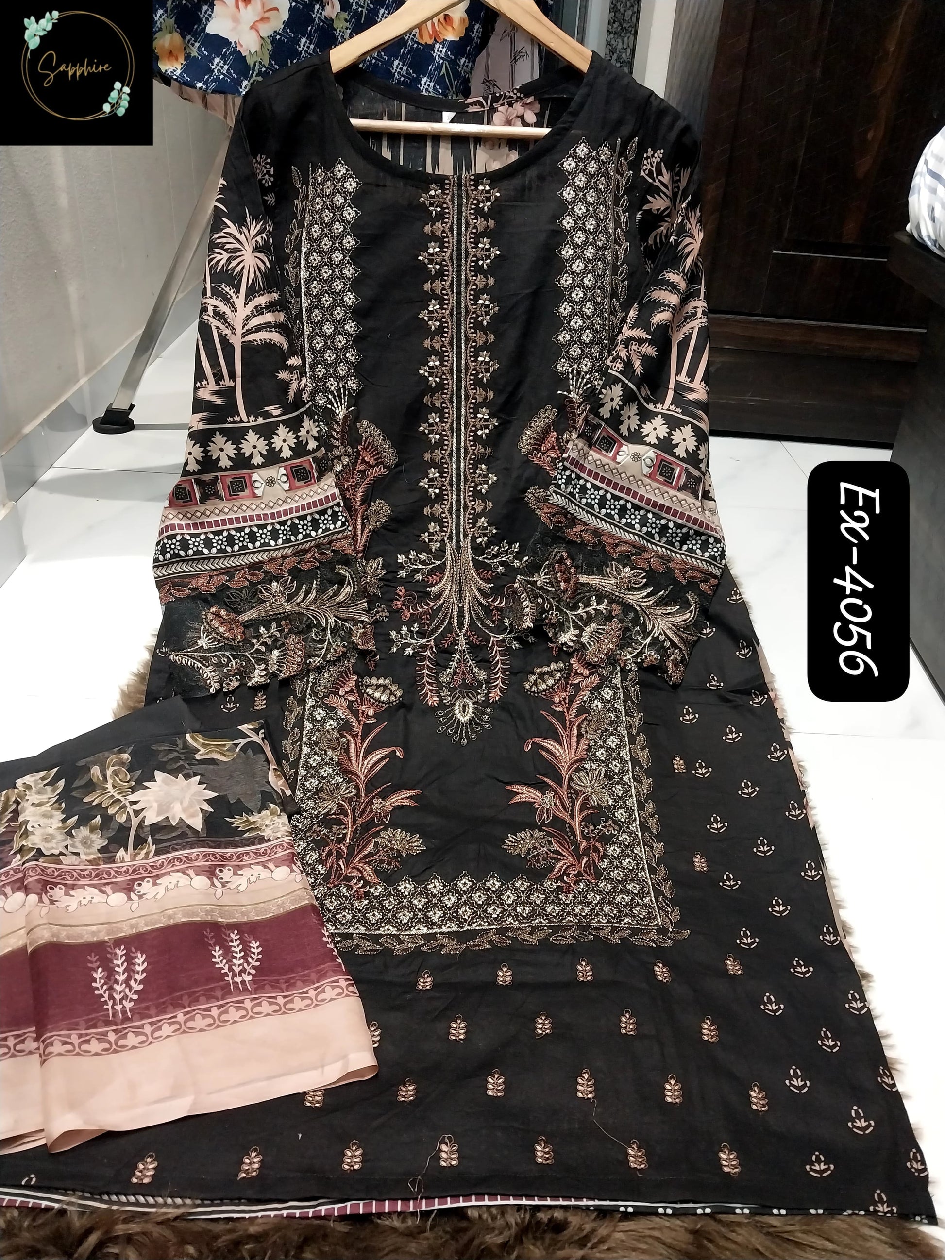4056 Sapphire Pakistani Readymade Suits