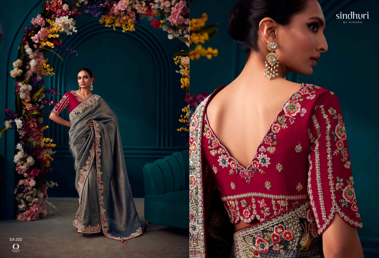 222 Tyohar Sindhuri Sarees