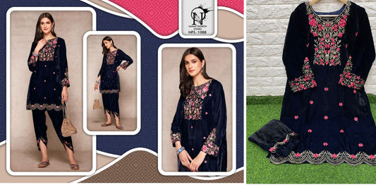 1088 Naimat Fashion Studio Top Bottom Set