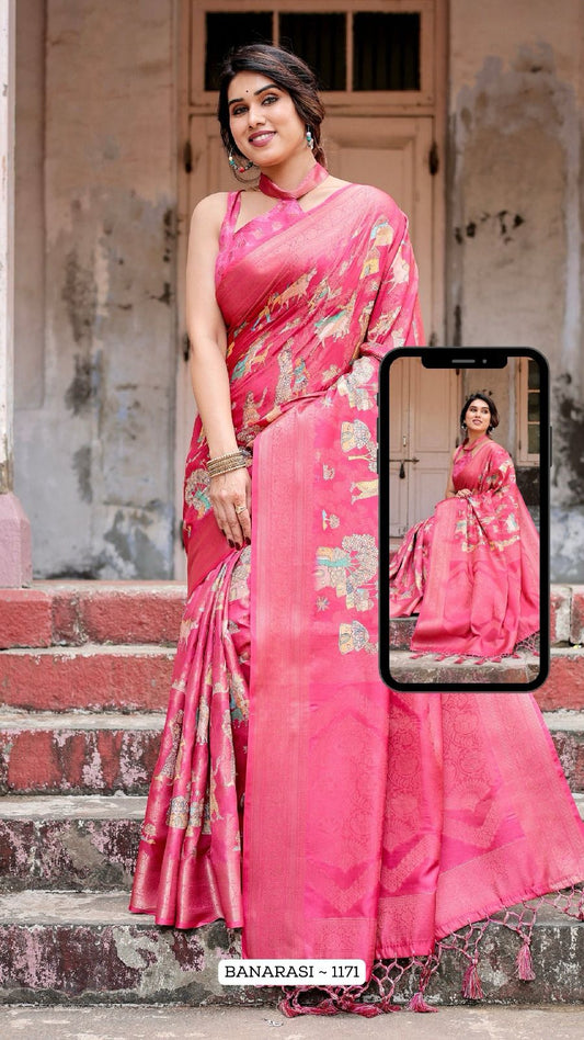 1171 Nx Almaari Banarasi Silk Sarees