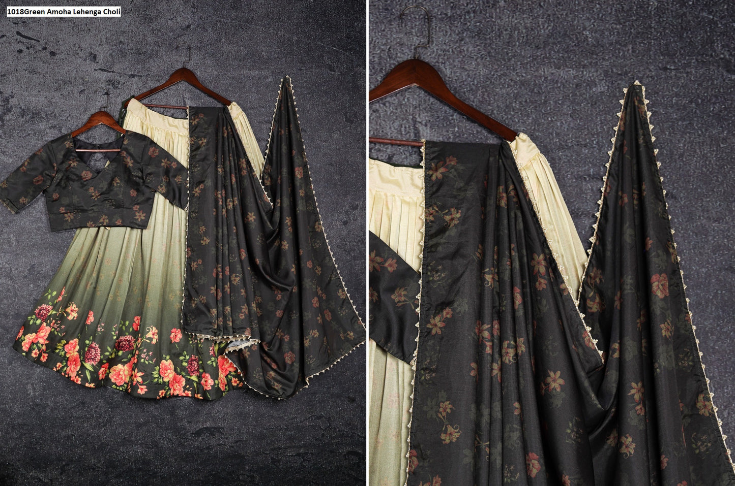 1018Green Amoha Lehenga Choli