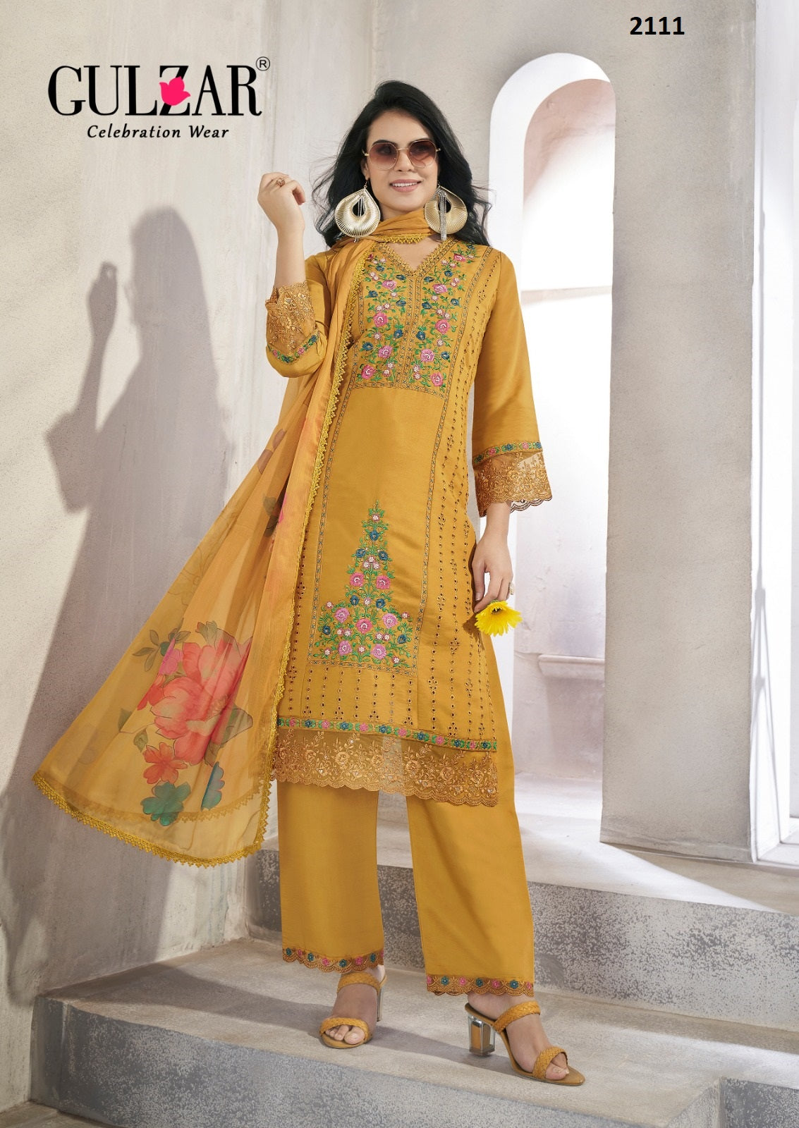 2111 Zohra-Phoolzari Gulzar Readymade Suits