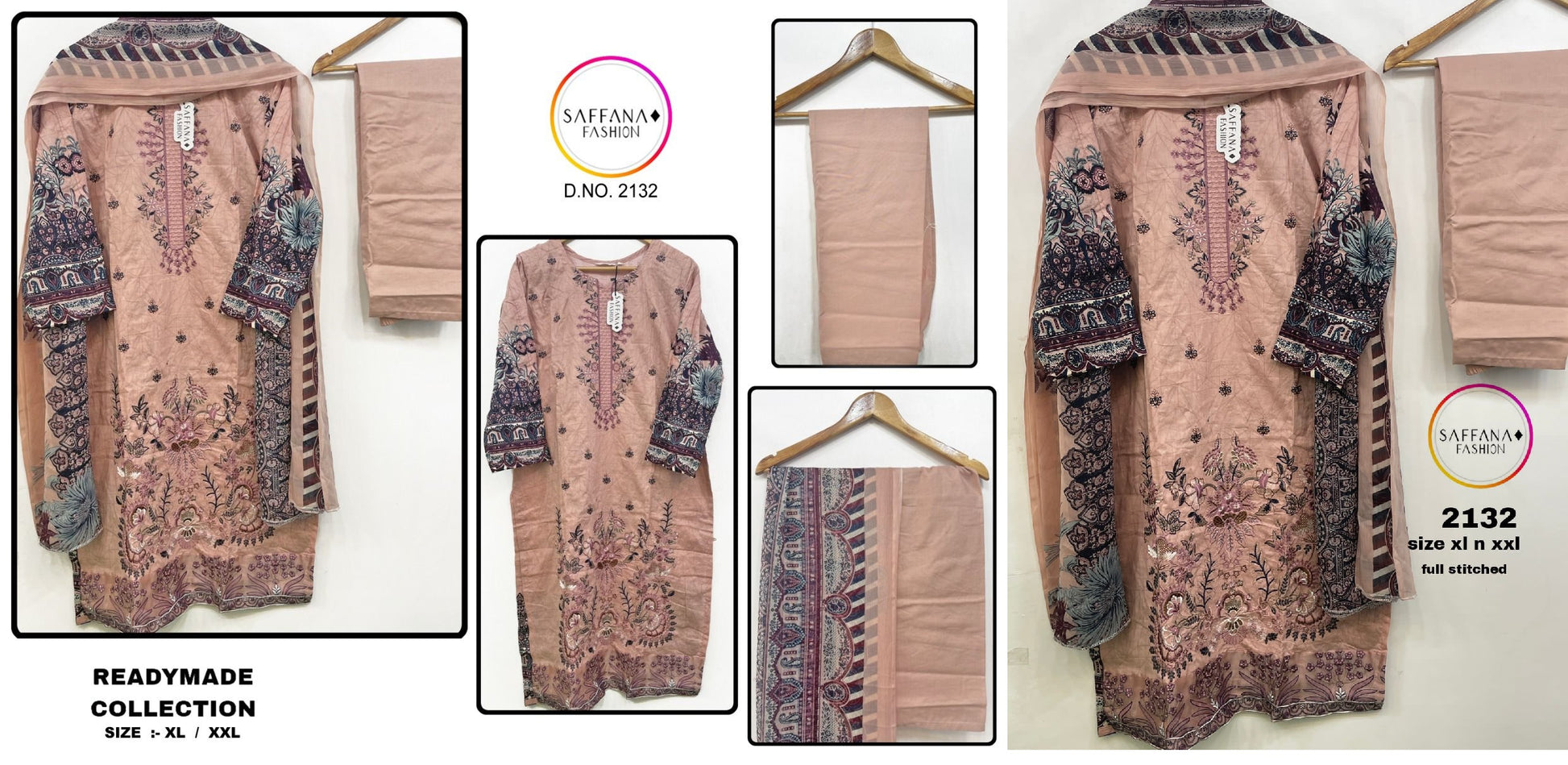 2132 Saffana Pakistani Readymade Suits