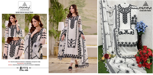 496 Anamsa Pakistani Salwar Suits