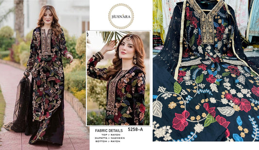 5258 Husnara Pakistani Readymade Suits