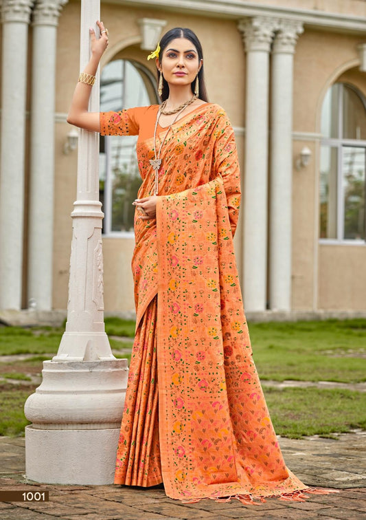 1001 Crystal Silk Bunawat Sarees