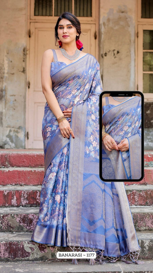 1177 Nx Almaari Banarasi Silk Sarees