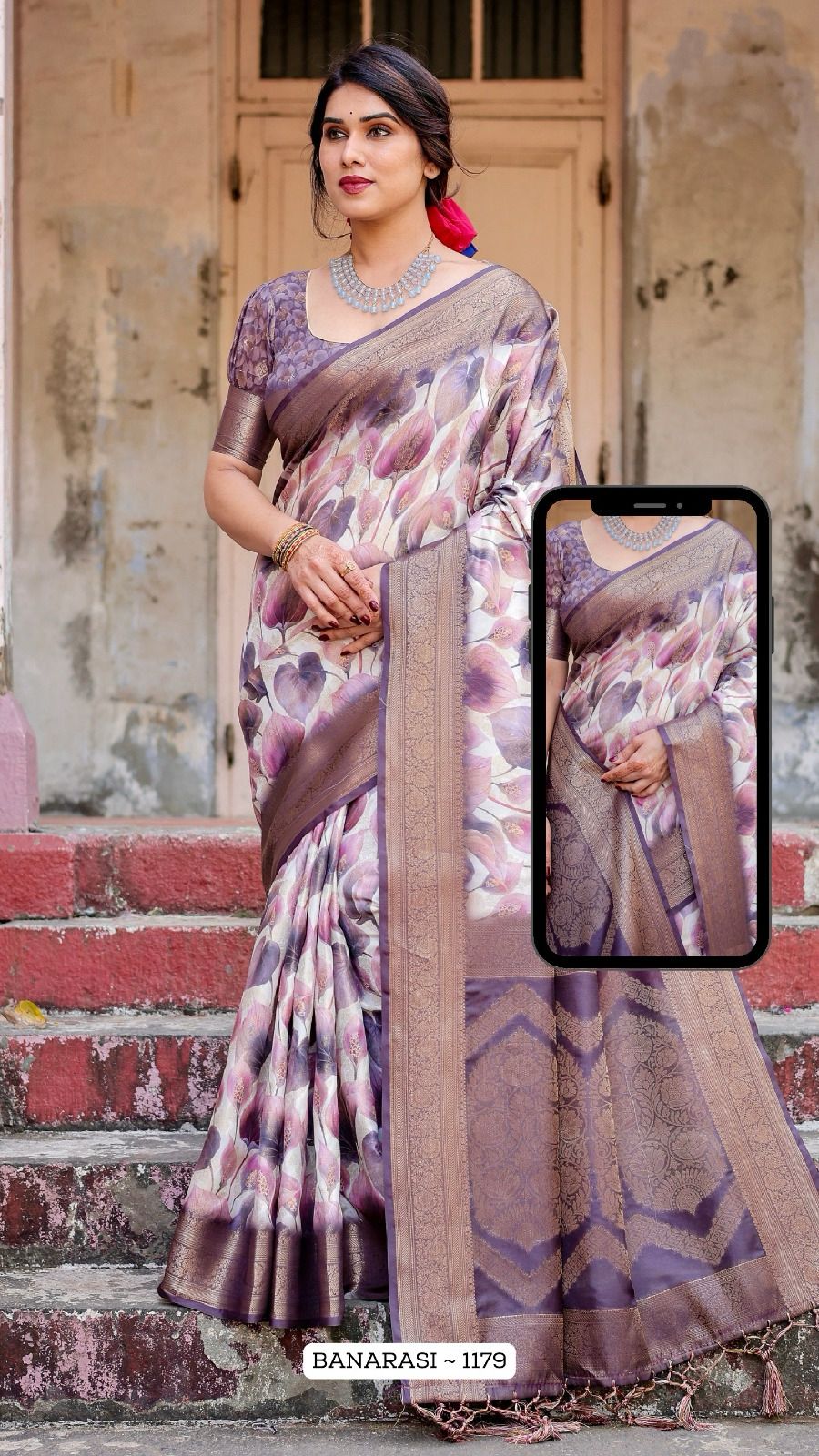 1179 Nx Almaari Banarasi Silk Sarees