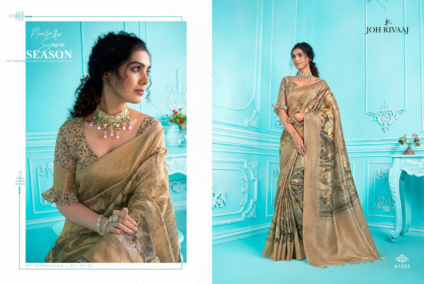 81003 Jarosa Joh Rivaaj Sarees