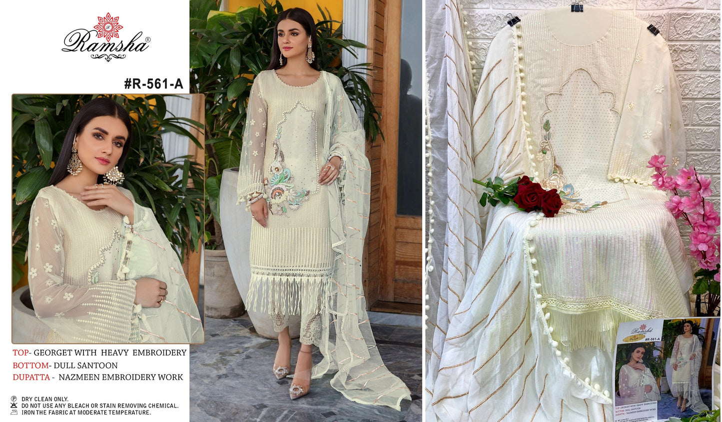 561A Ramsha Pakistani Salwar Suits
