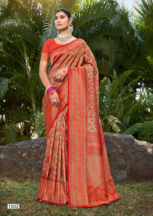 1002 Sheela Vol 14 Bunawat Sarees