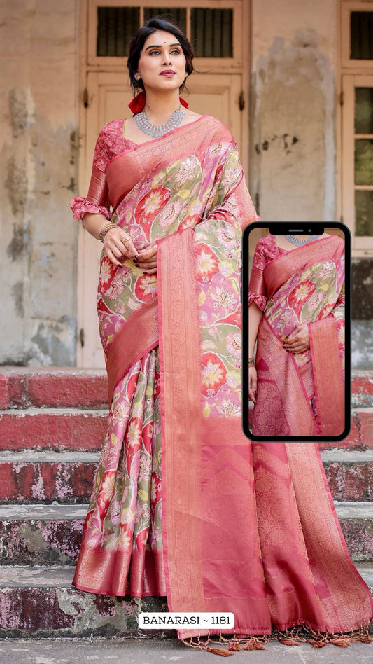 1181 Nx Almaari Banarasi Silk Sarees
