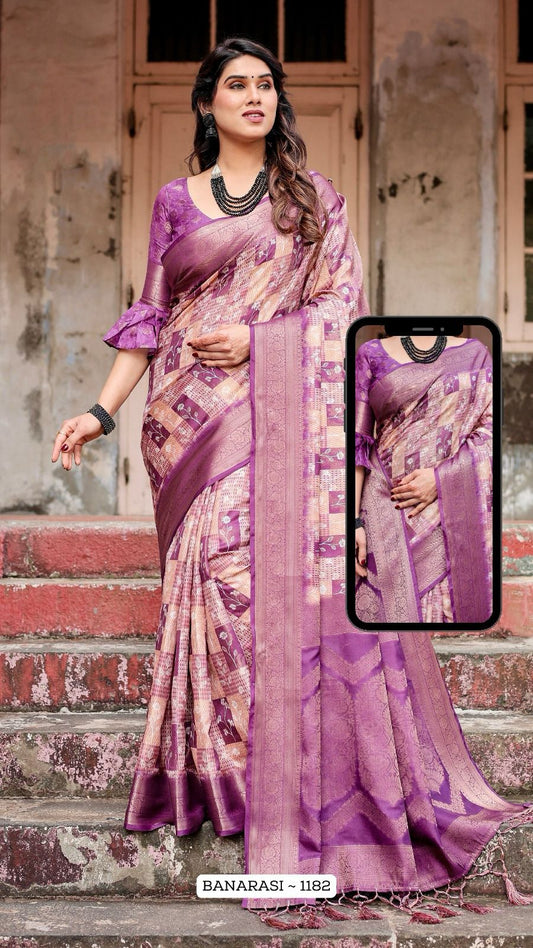 1182 Nx Almaari Banarasi Silk Sarees